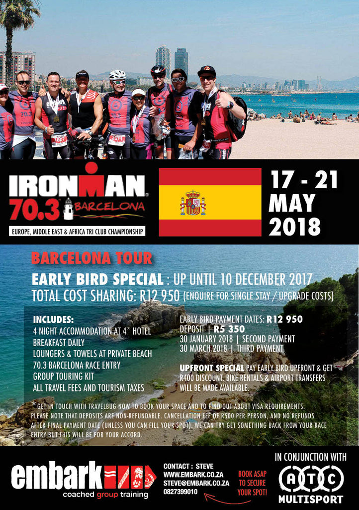 We are going to Spain for IRONMAN 70.3 Barcelona…