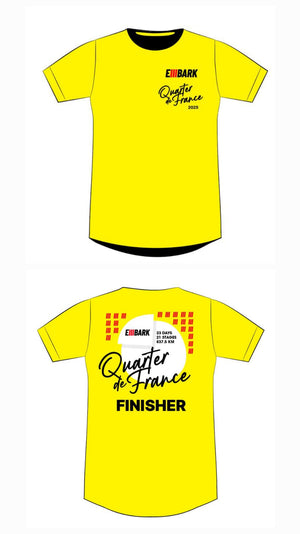 2025 QDF YELLOW FINISHERS Shirts – Men's fit