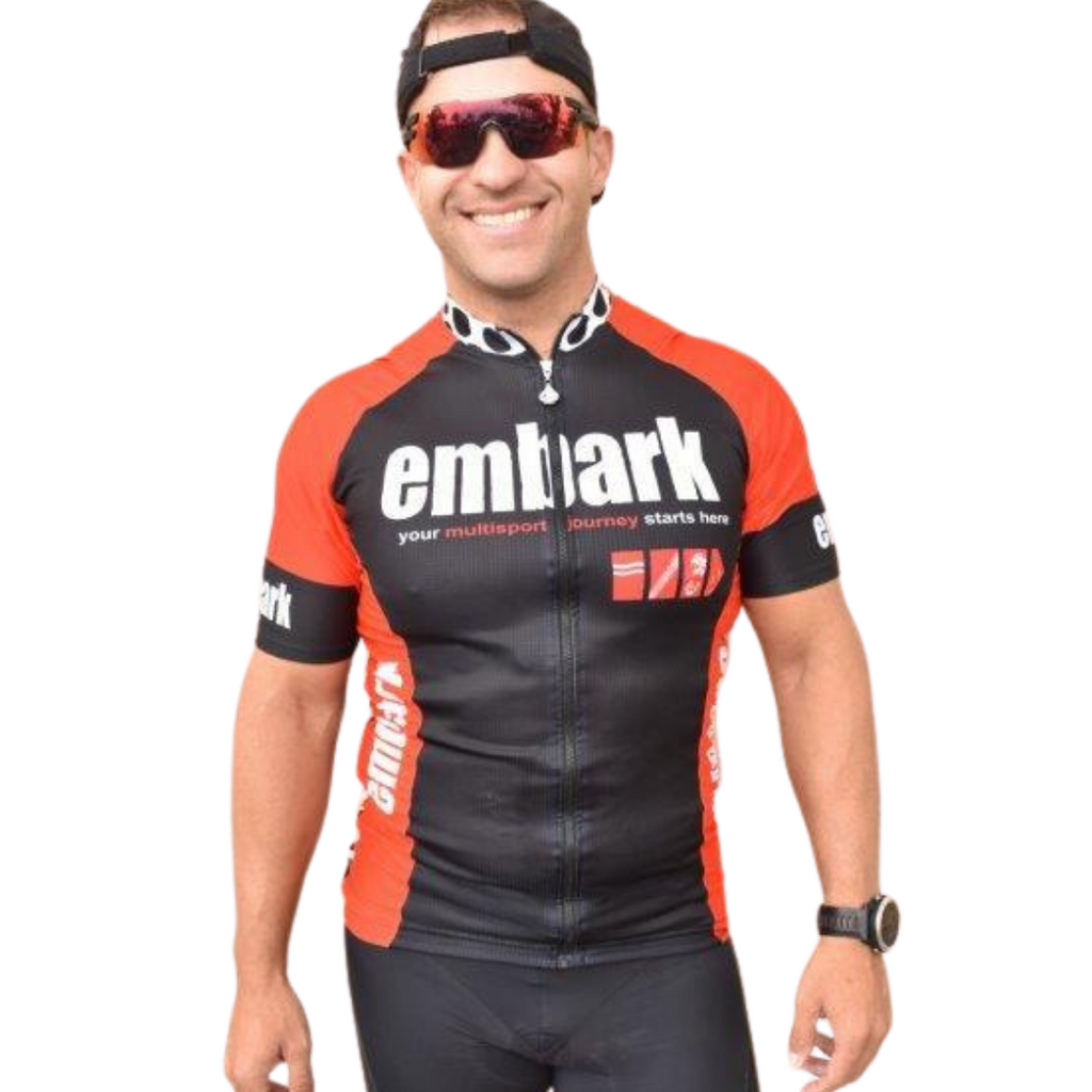 Embark Polka Dot Cycling Top- Mens